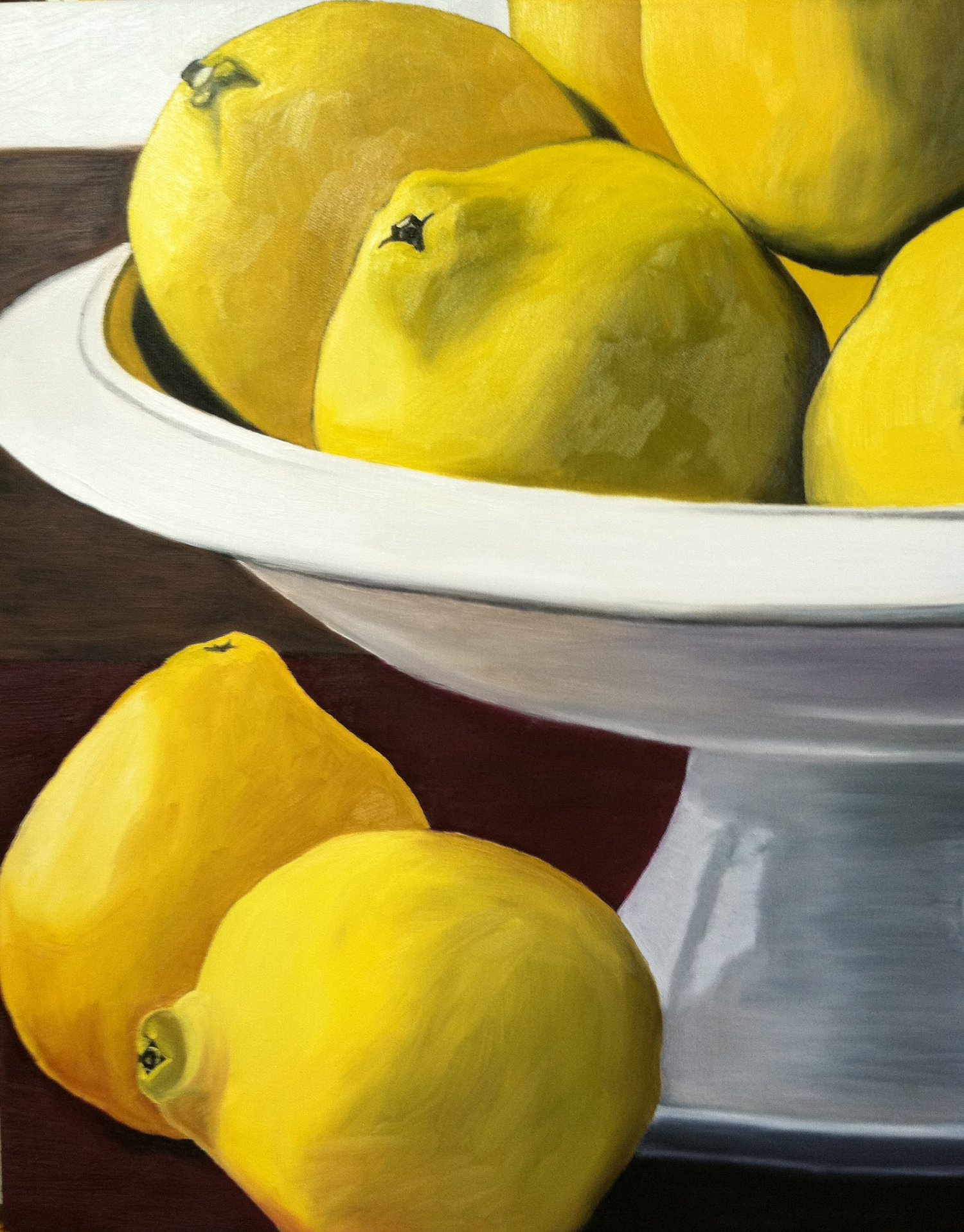 Quinces, 2011 / Oil on canvas / 16 x 12 in