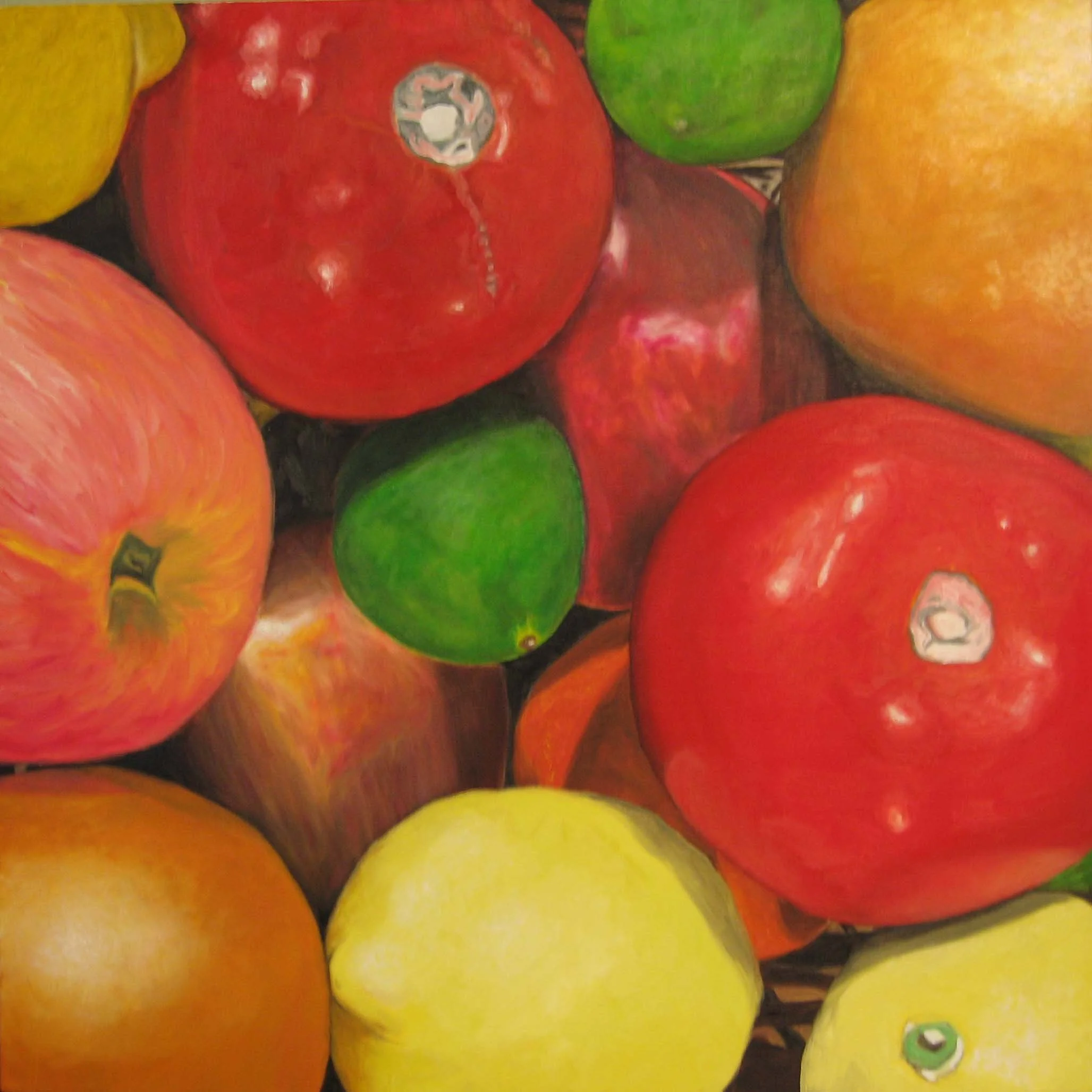 Fruit, 2006 / Oil on canvas / 24 x 24 in