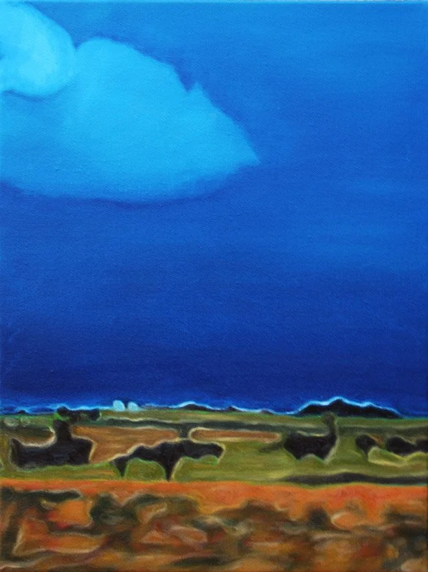 South Creek Ranch #1, 2005 / Oil on canvas / 16 x 8 in.
