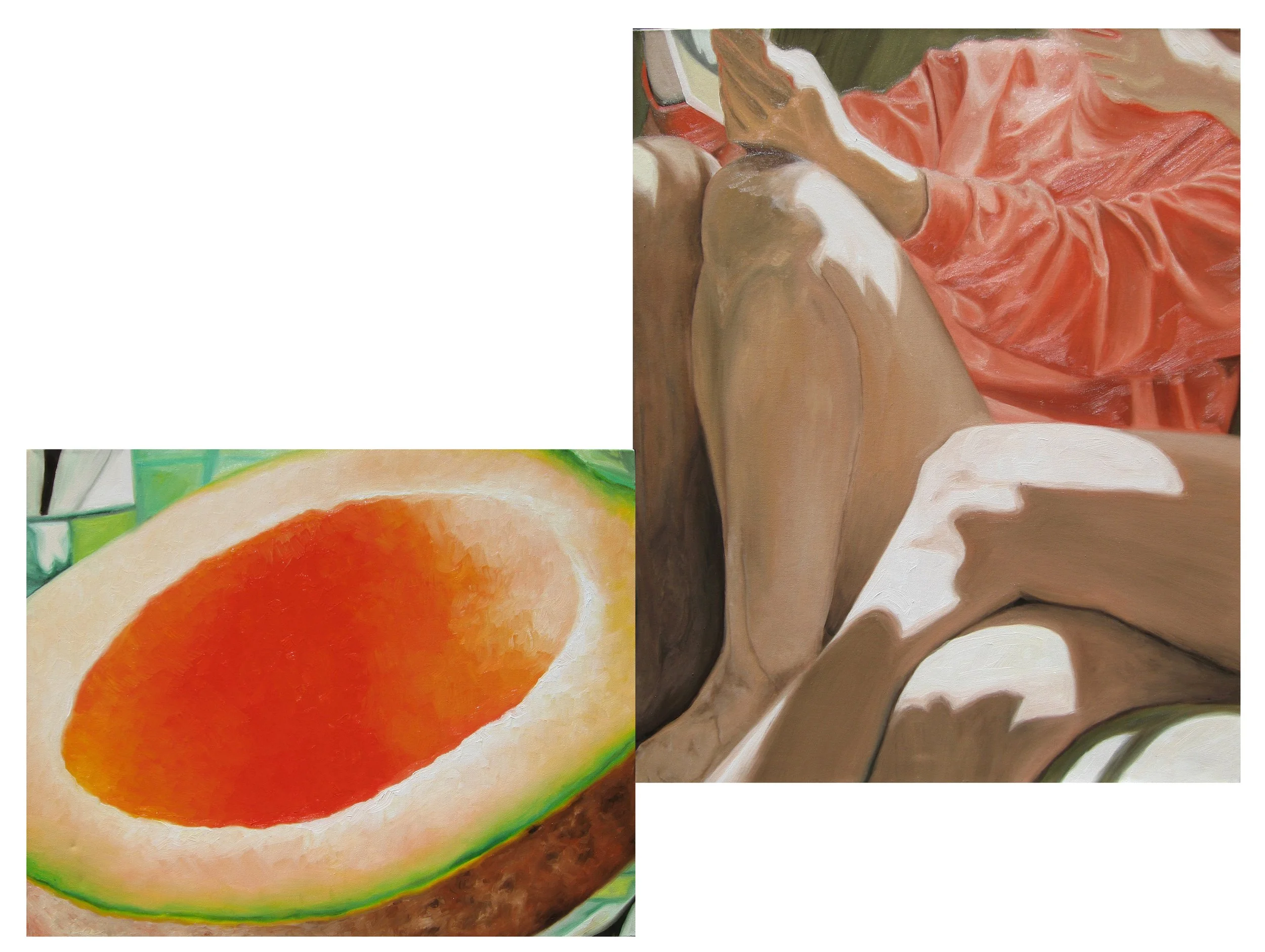 I'm Confused. Wait. Maybe I'm Not, 2006 / Oil on canvas / 48 x 48 in