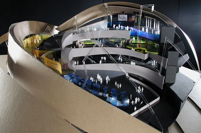 Model of the exhibits at the Staten Island Institute for Arts & Sciences Discovery Center.