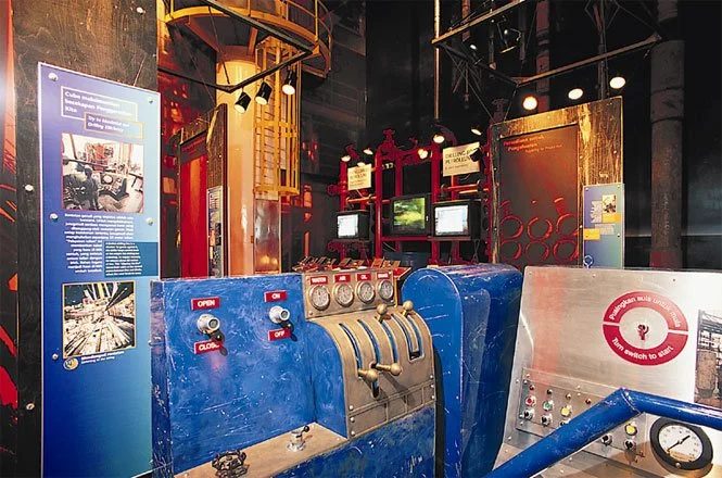 In exacting detail and patina, built by an actual rig construction firm, the rig remains an immersive marvel.