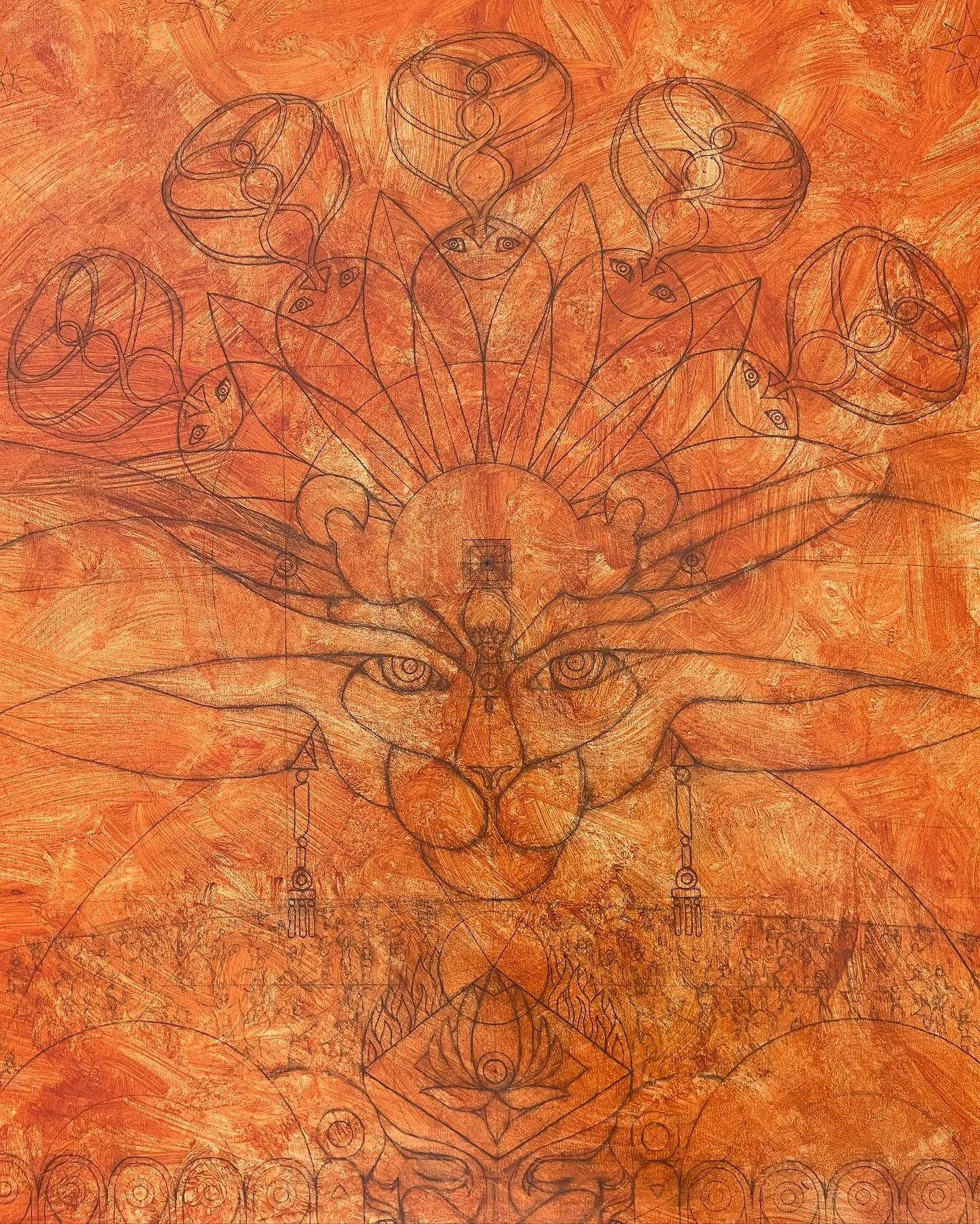 some process photos of &ldquo;the ceremony&rdquo; that I&rsquo;ve been working on this month ☀️
