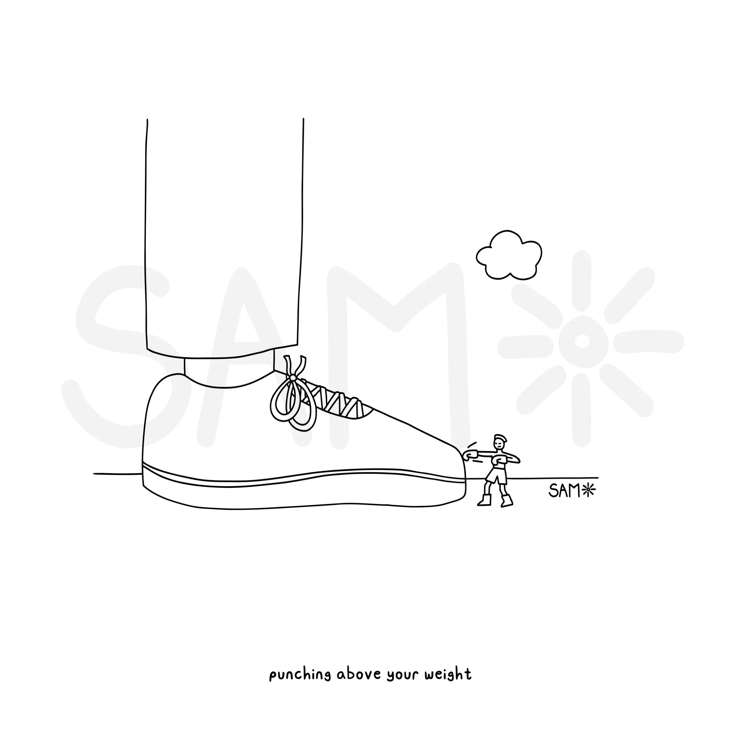 punching above your weight