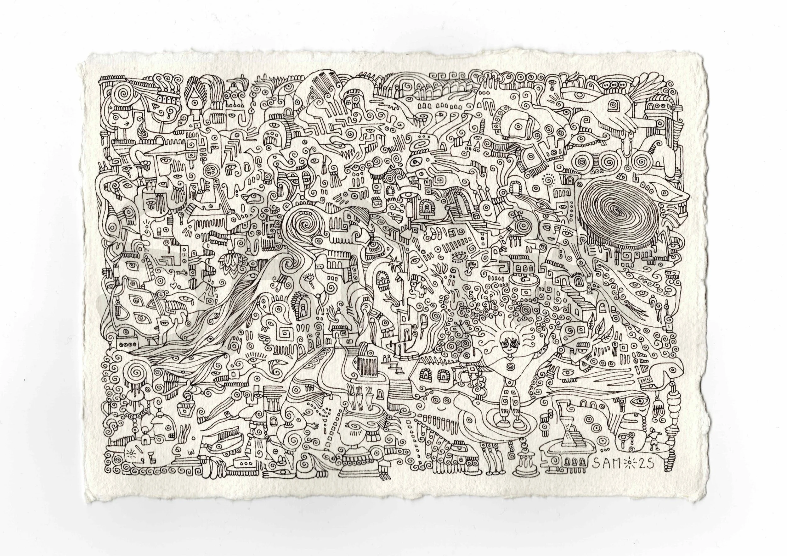 "KAIO's world" print