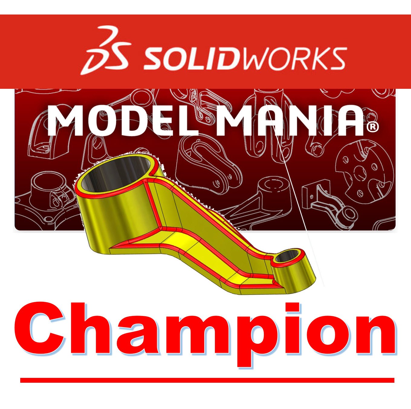 In 2009 I won the annual Solidworks competition for speed and accuracy at Solidworks World.  