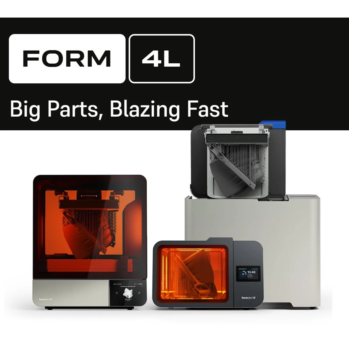 I have a large scale SLA formlabs 4L 3D printing systems in-house allowing very quick turn around on prototypes