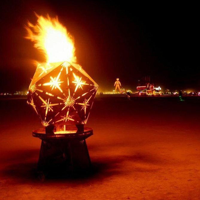I have also had the opportunity to work on some purely fun projects like this fire pit for Burning Man!  The clients reached out to me with some pencil sketches and after some back and forth I sent them a dxf of the parts to get laser cut and some si