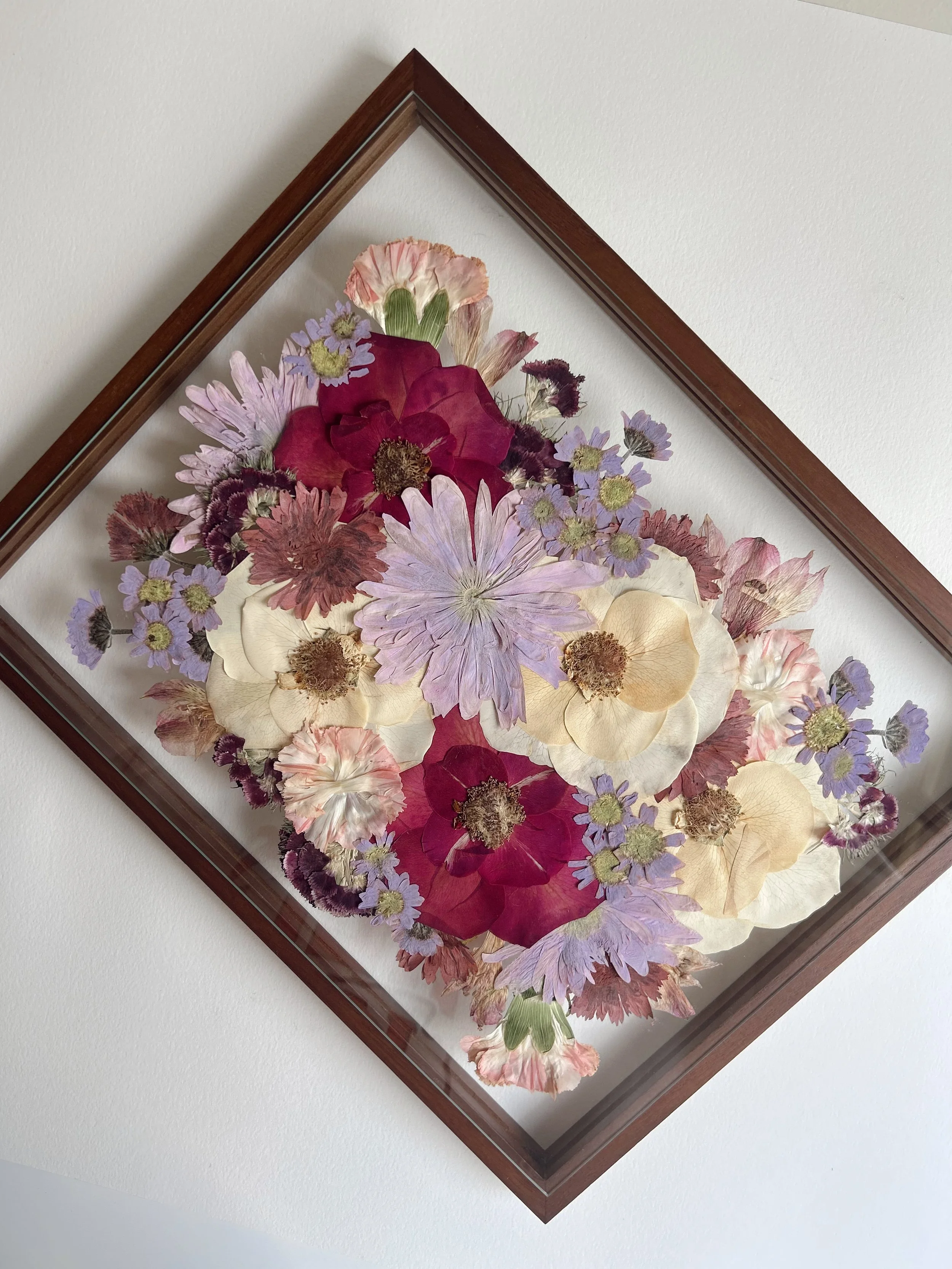 Custom Pressed Floral Frame Service