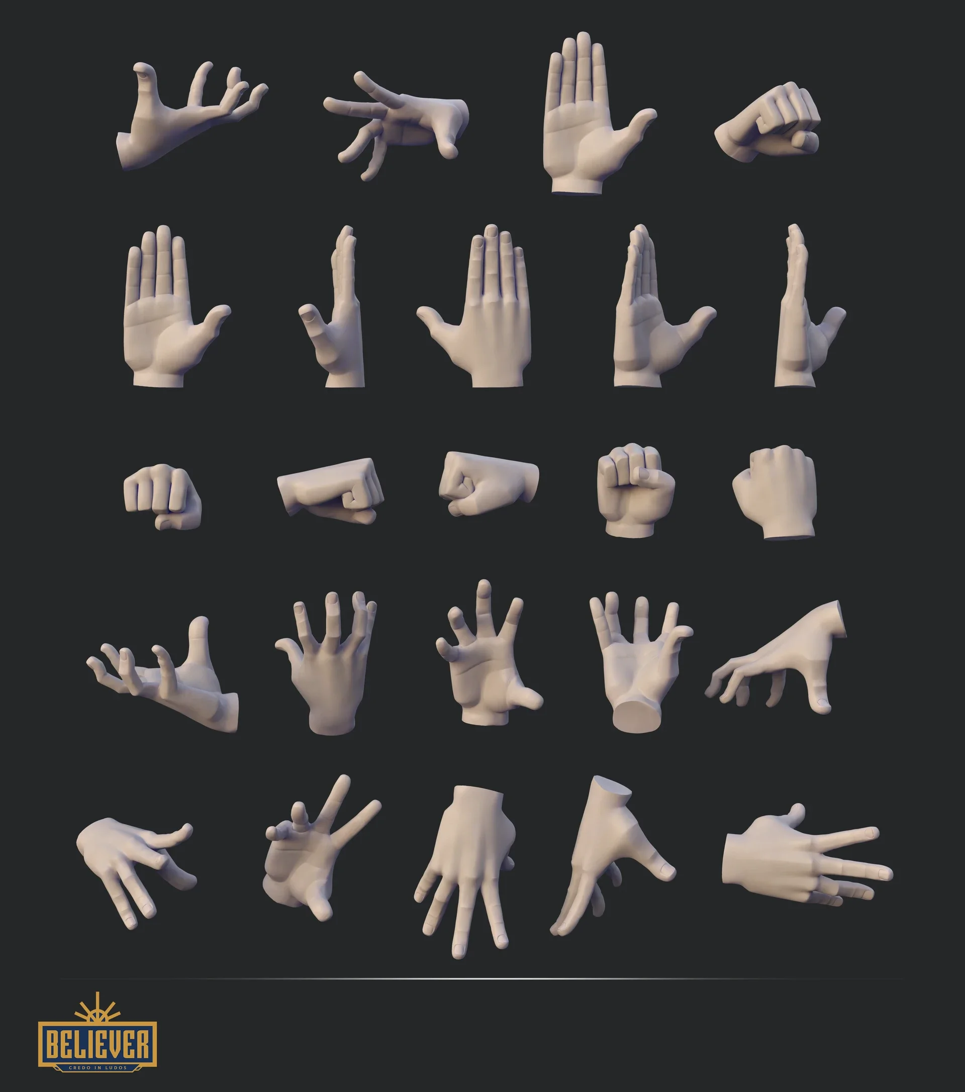 hands research - Believer
