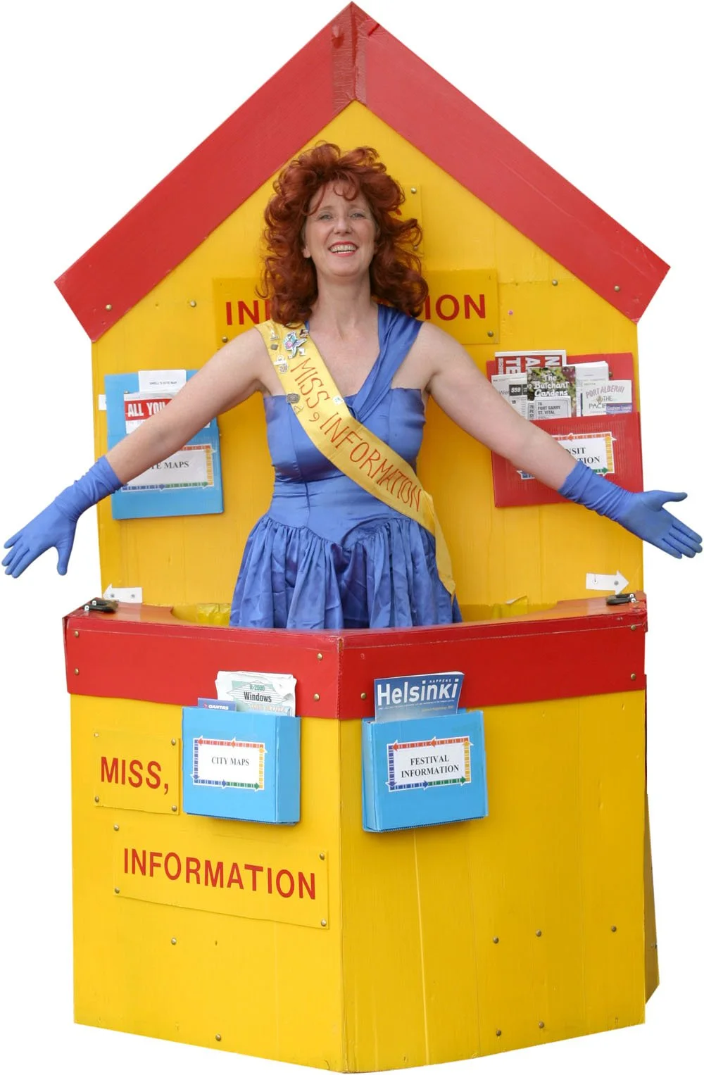 Heather D. Swain as Miss Information