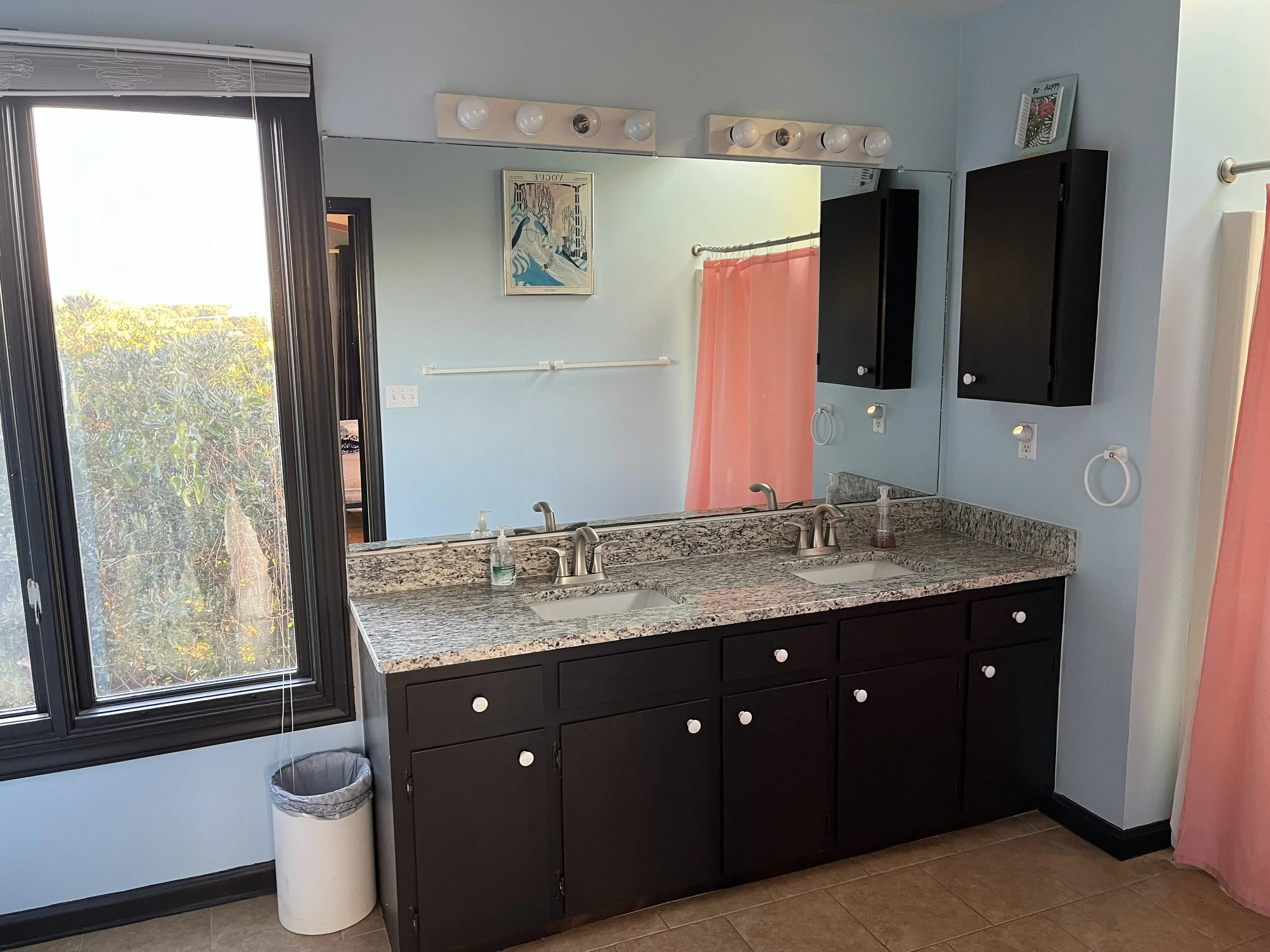 Master bath vanity