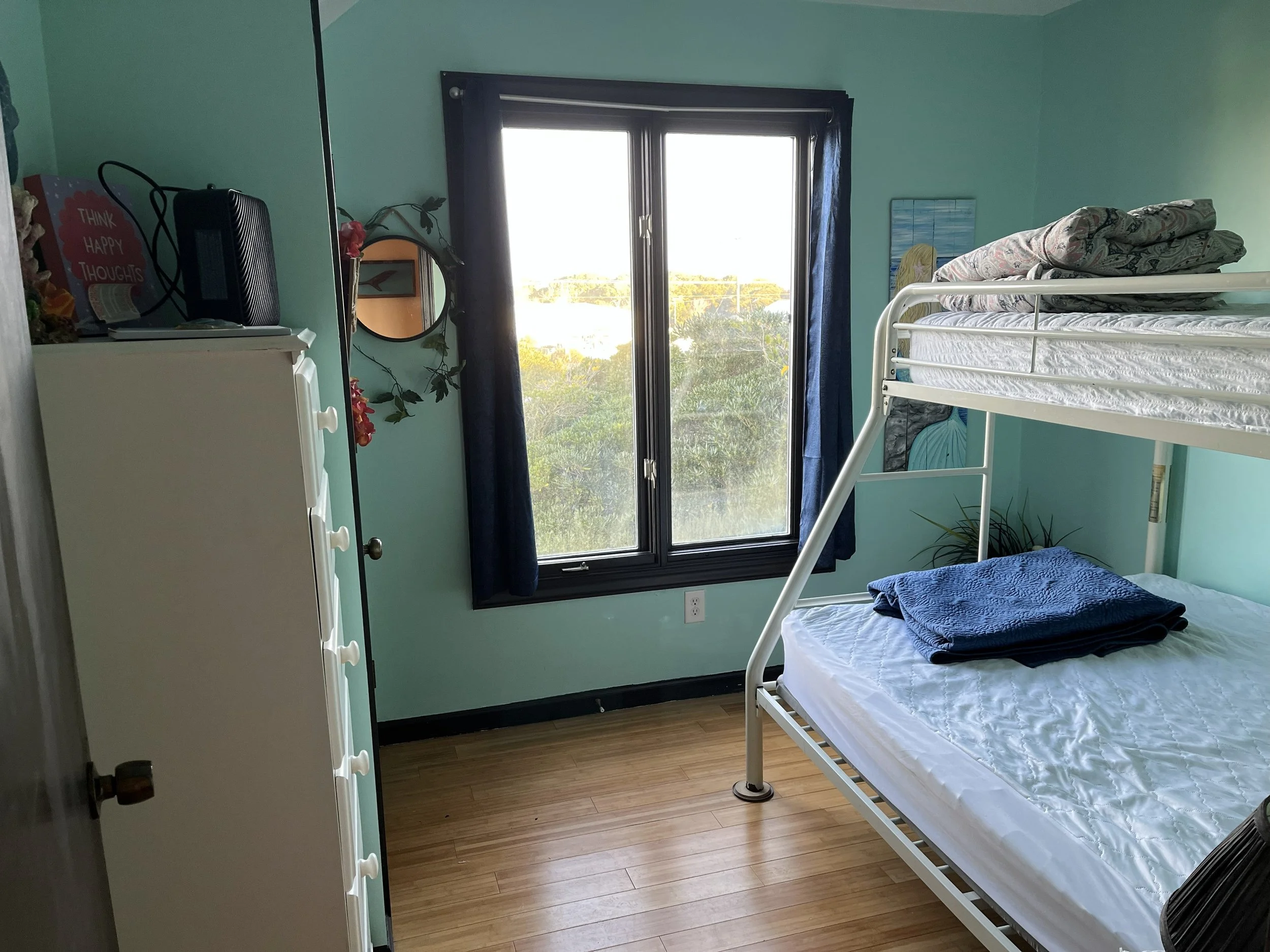Bedroom 3 with full and twin bunk beds
