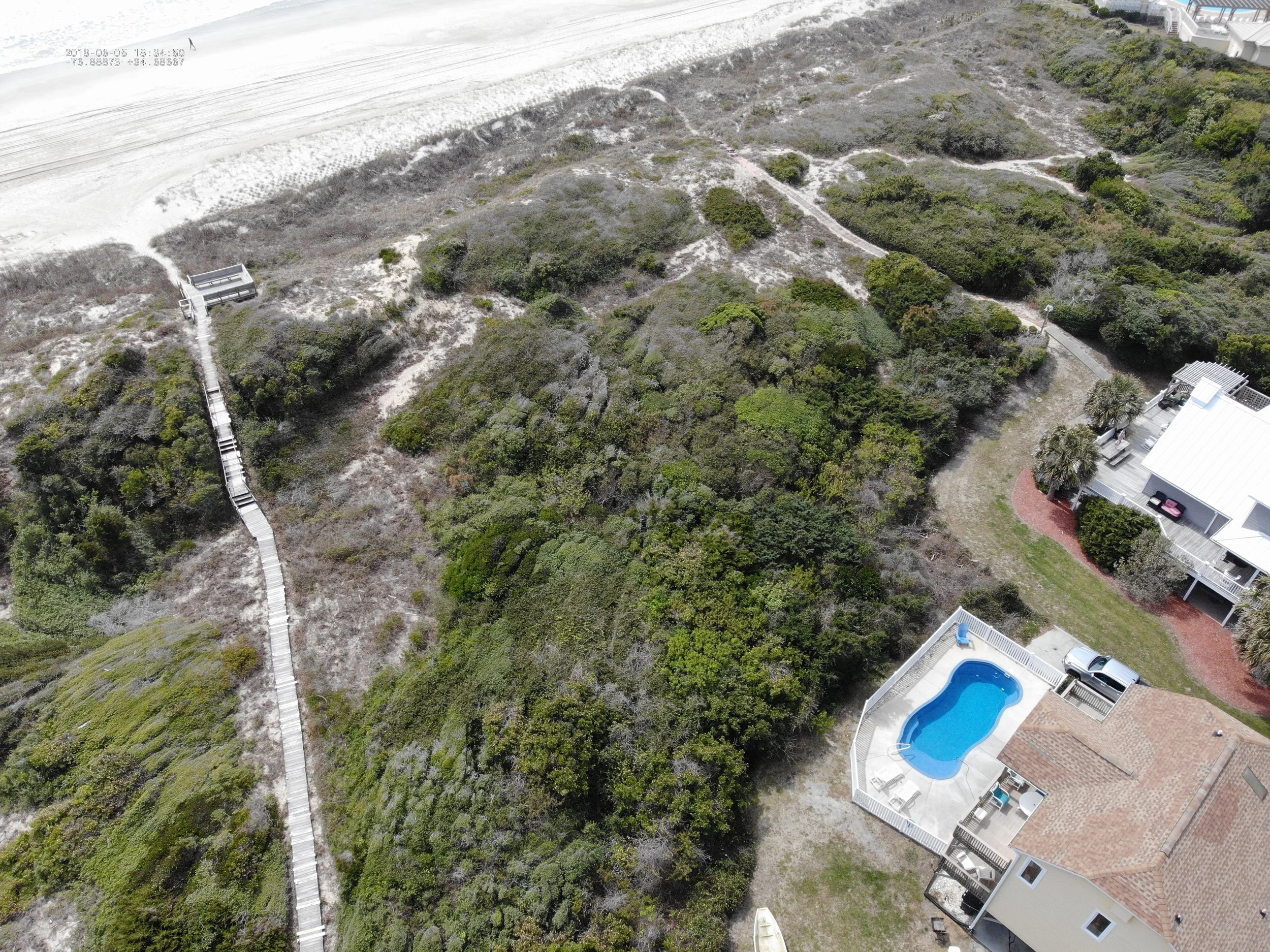 Less than 100 yards to the beach on semi-private boardwalk