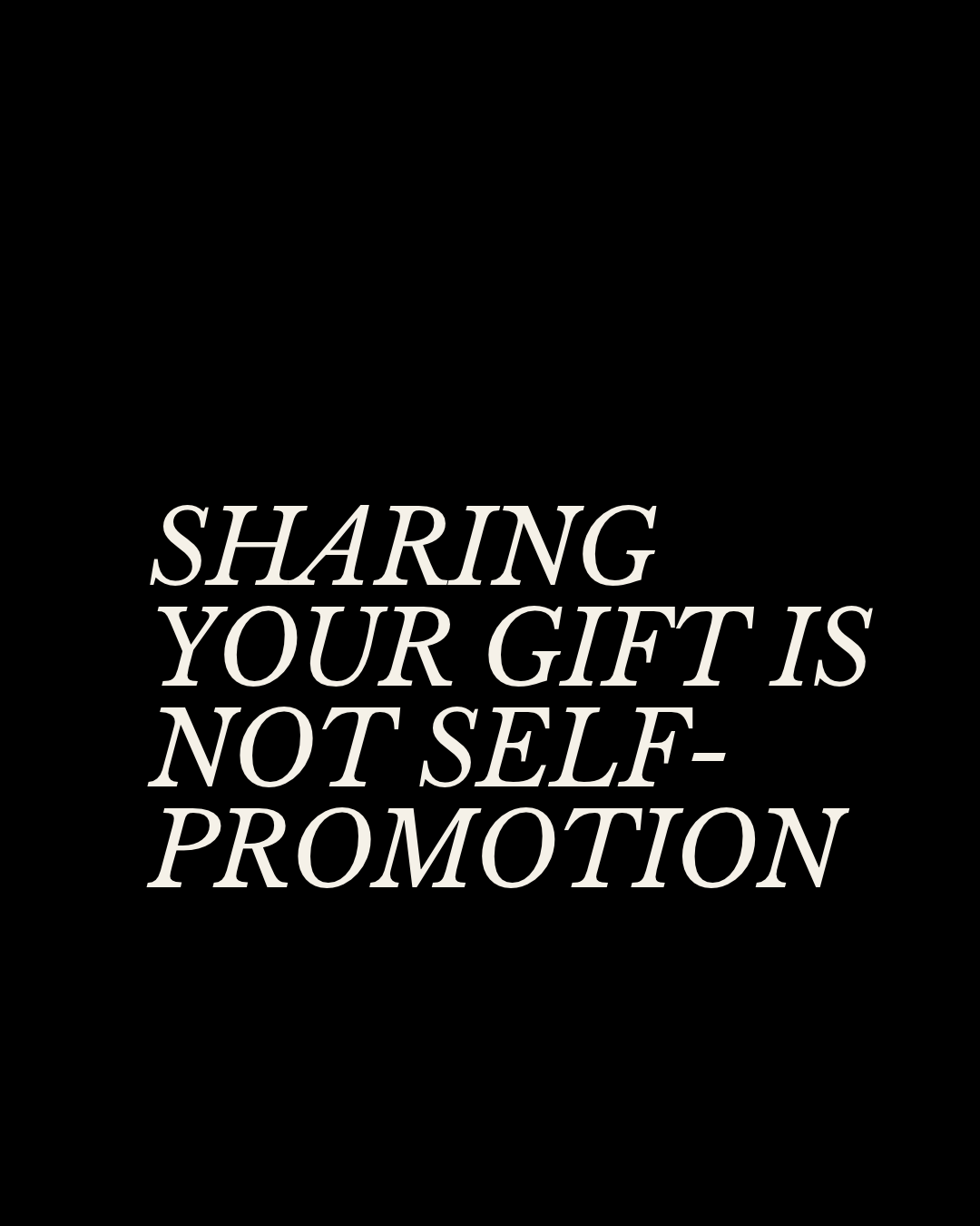 Sharing Your Gift is Not Self-Promotion: PLAYDATE with Lorena Martinez&nbsp;