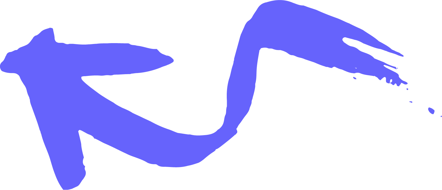 Purple arrow design.