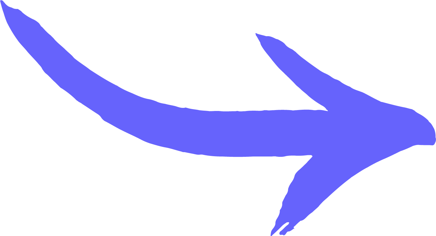 Purple arrow design
