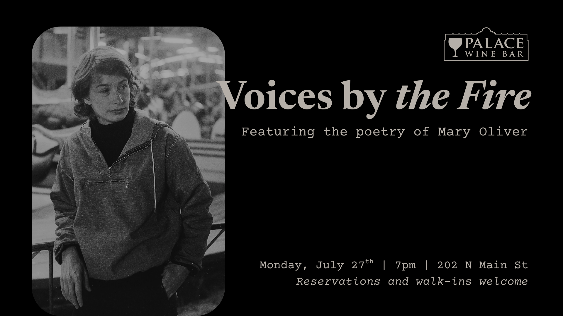 Voices by the Fire: Mary Oliver