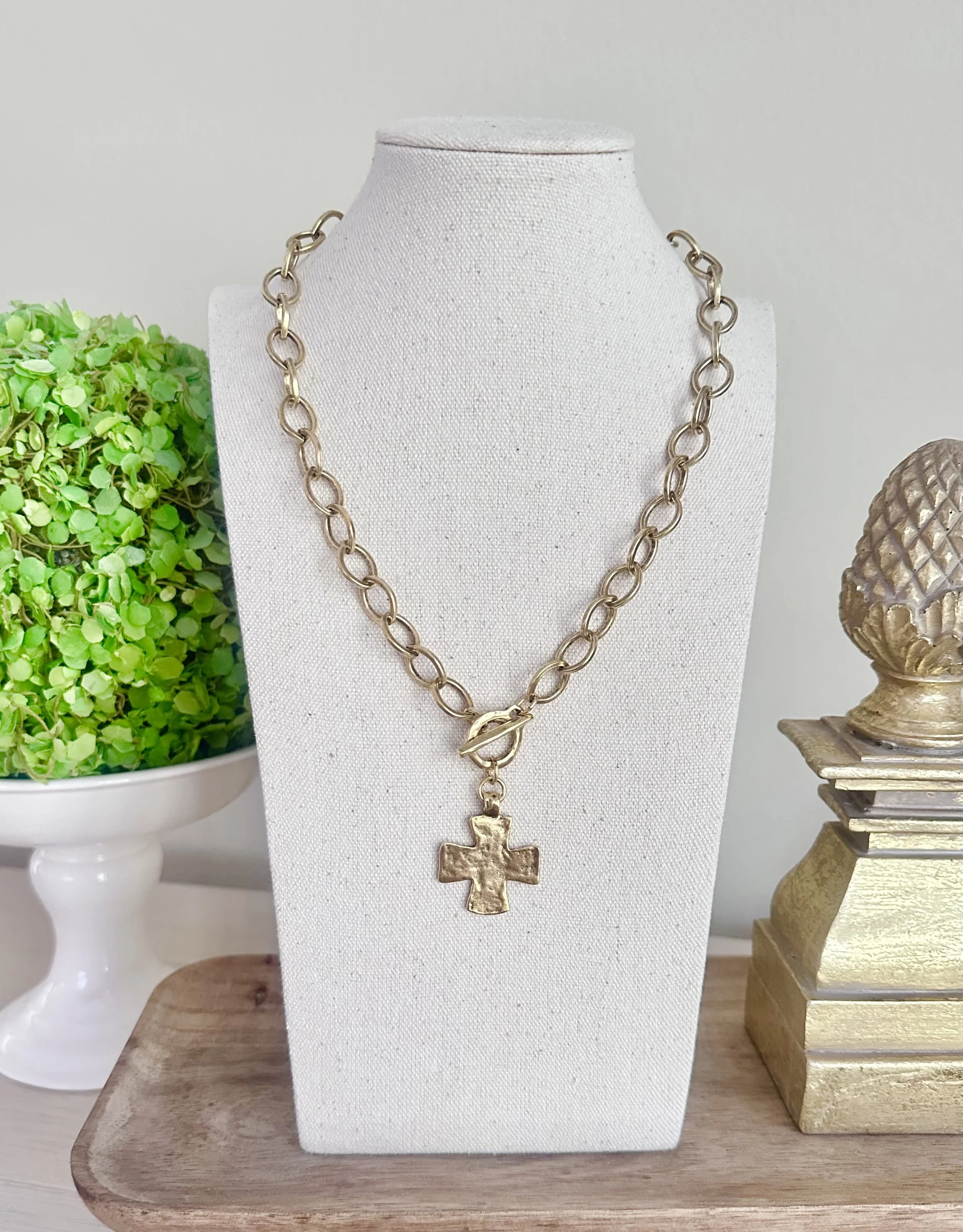 The Heritage Cross Necklace.