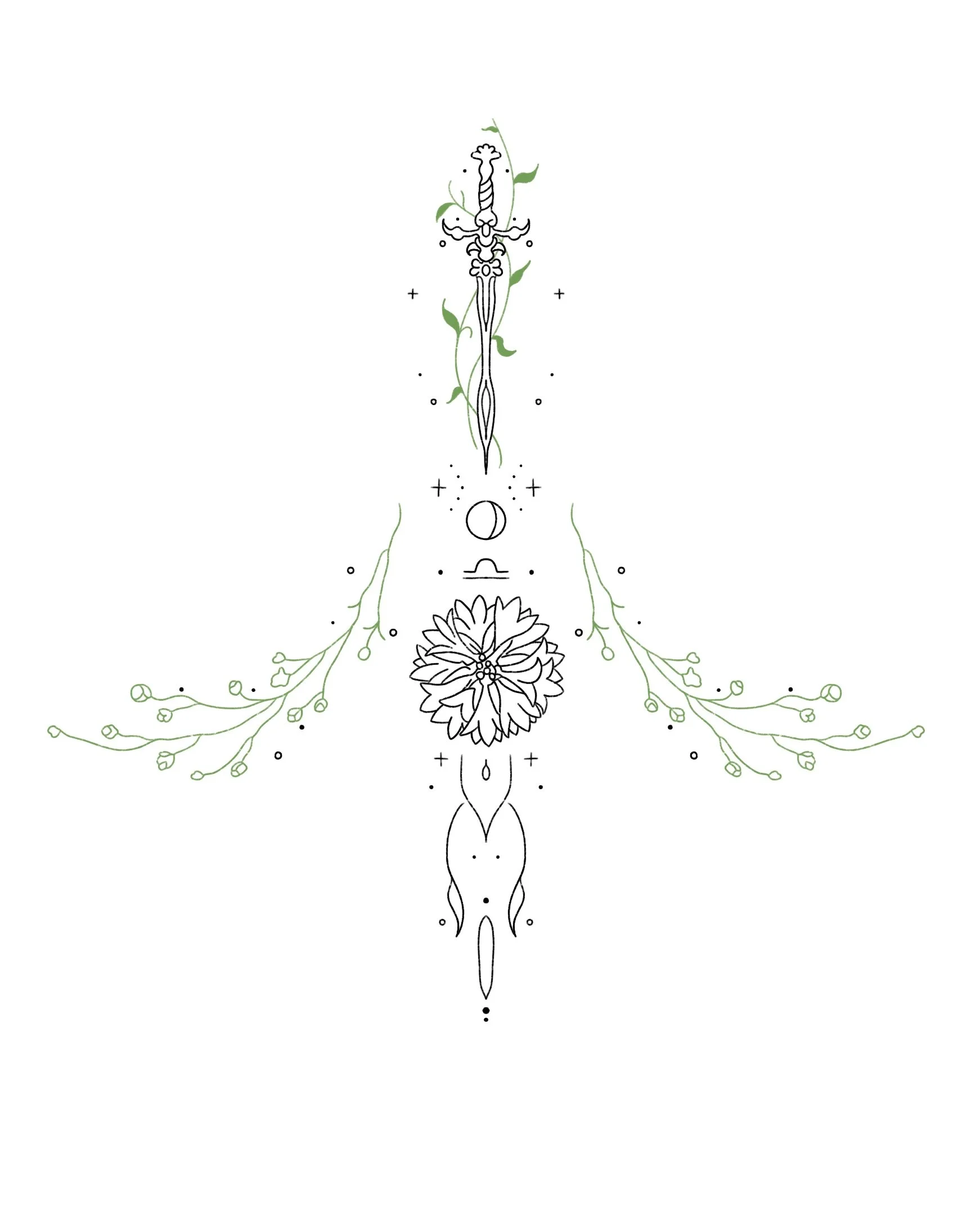Tattoo Line Art