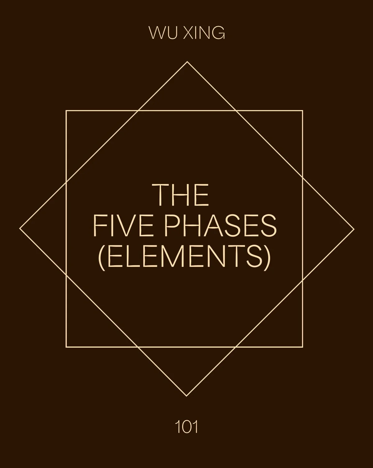 WU XING 101 - THE FIVE PHASES
&lsquo;What does Taoist cosmology have to do with design?&rsquo; Great question!
Aside from decoding the nature of nature, Wu Xing goes beyond the Platonic solids by considering not only materiality, but the phases of th