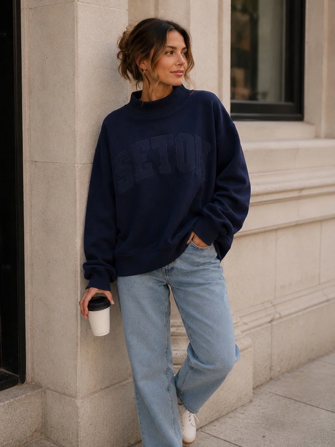 Seton Mockneck Navy Pre-Order