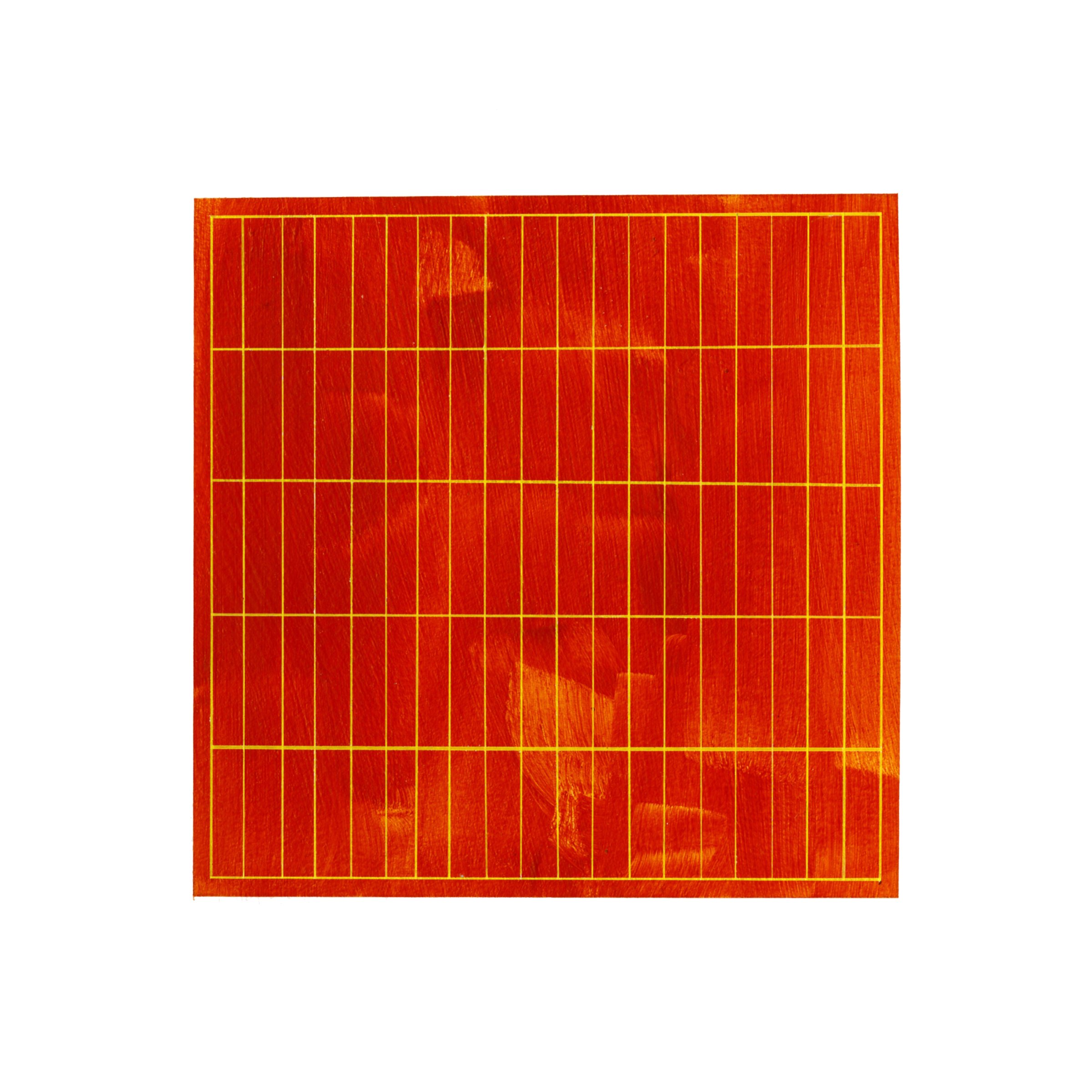 #114, 2017, Acrylic on paper, 8x8