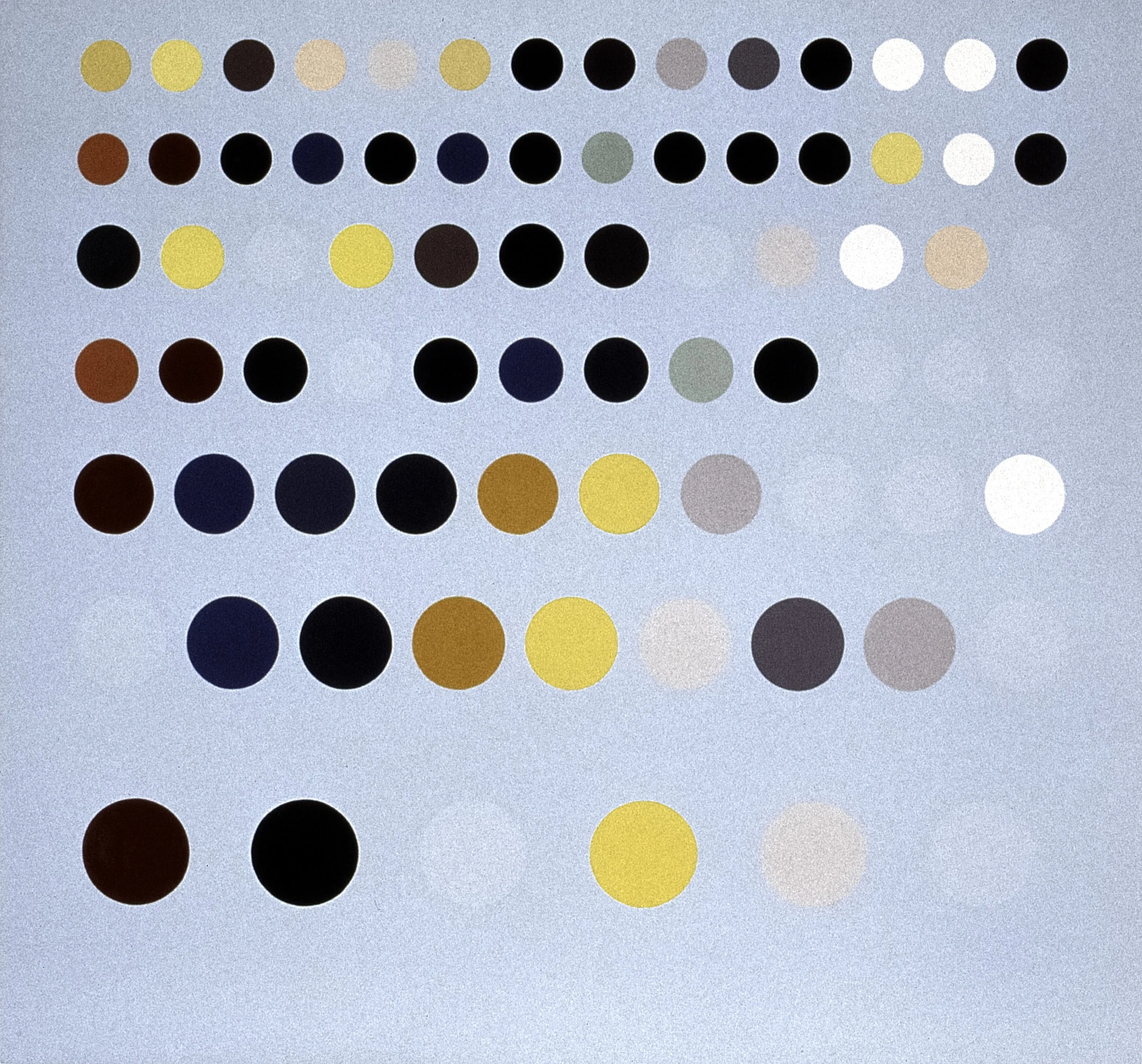 Color Coded Chest, 1992, 52x56