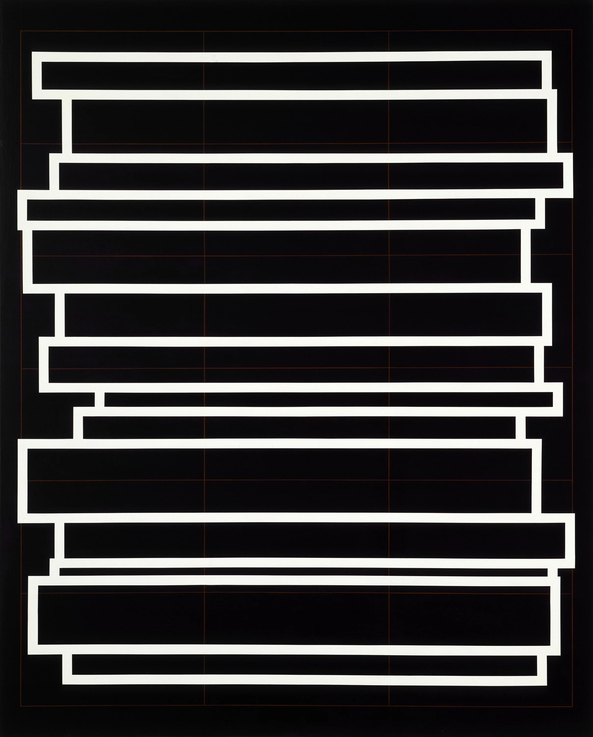 Stacked White, 1996, 70x56