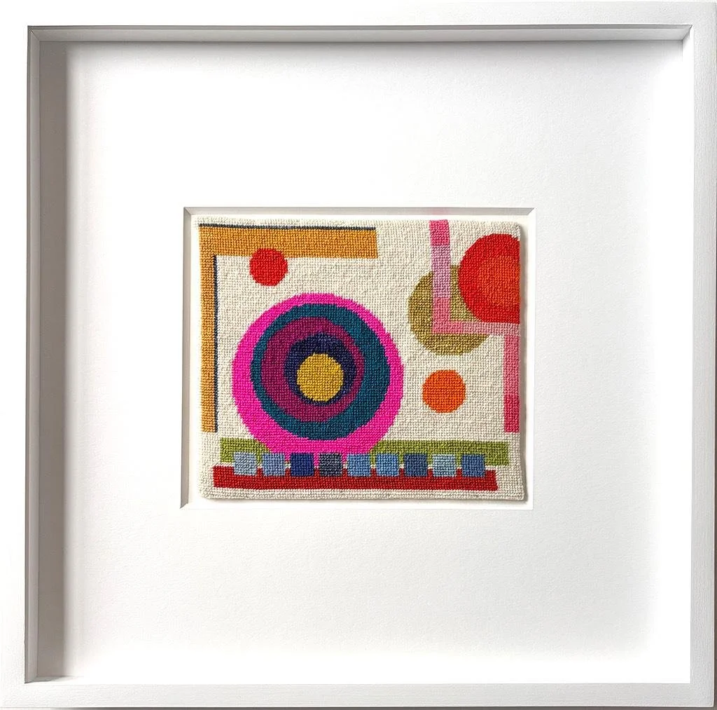Untitled (Bullseye), 2025, 6-1/8x7