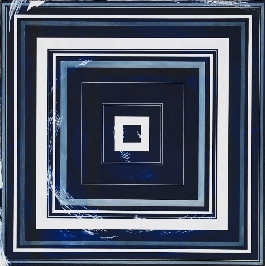#55 Blue Whirl, 2010, 22x22