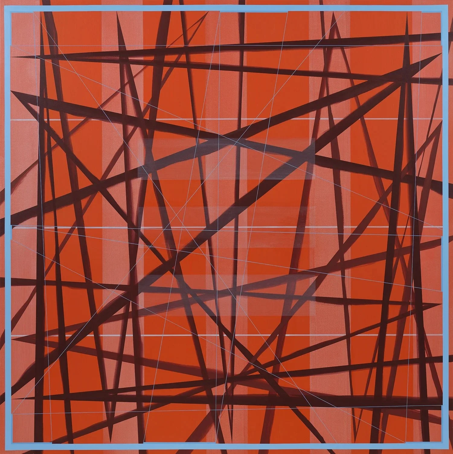 It's Just Like The Present To Show Up At Will, 2018, 80x80