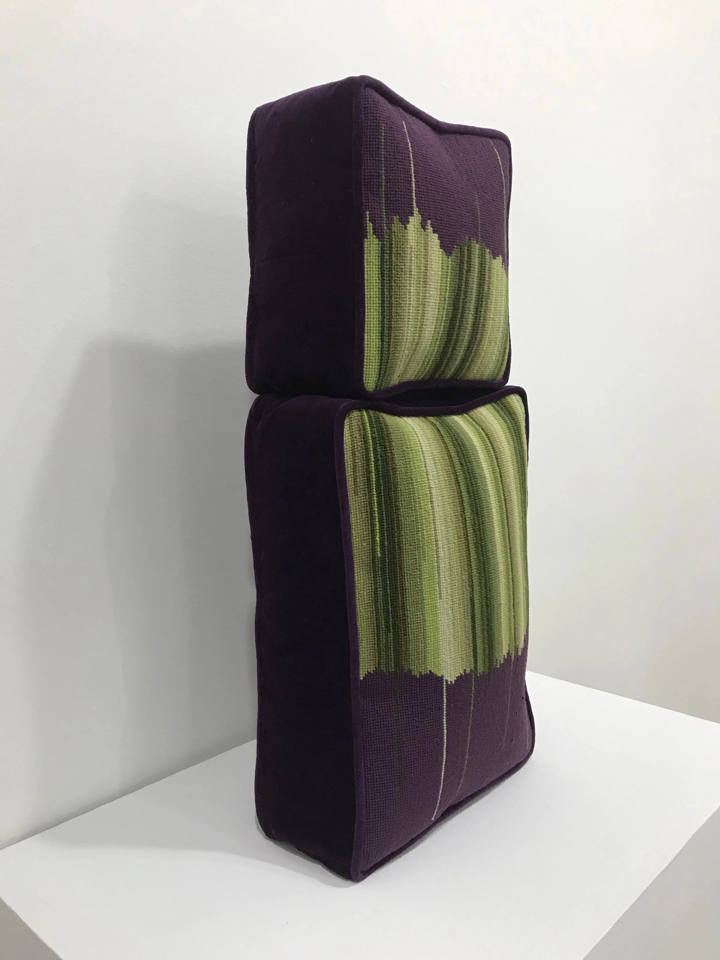 Untitled (stacked p.g.), 2020, 14x10x4 (bottom) 8x8x4 (top)