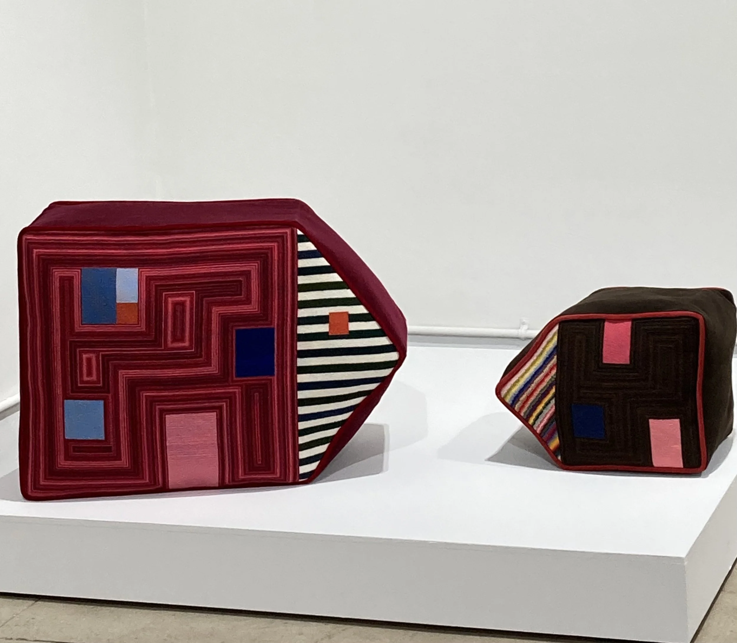 Left: Pink Door, 2021, 18x25x12
Right: (small) Pink Door, 2021, 16x22x12

