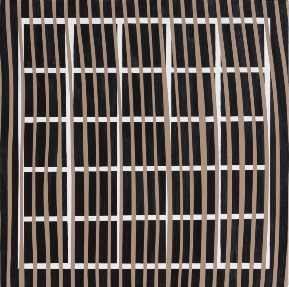After Seeing Agnes Martin, 1992, 15x15