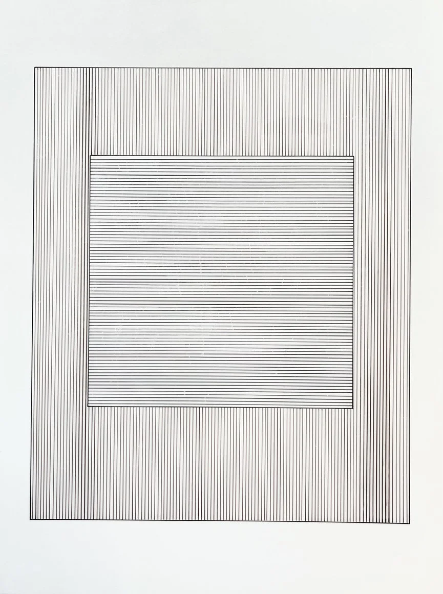 LB #9, 2018, Ink on vellum, 12x9