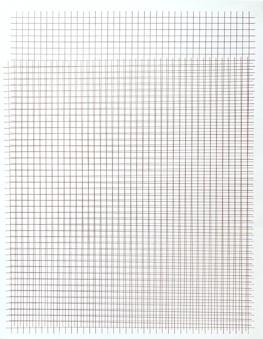 LB #3, 2018, Ink on vellum, 14x11