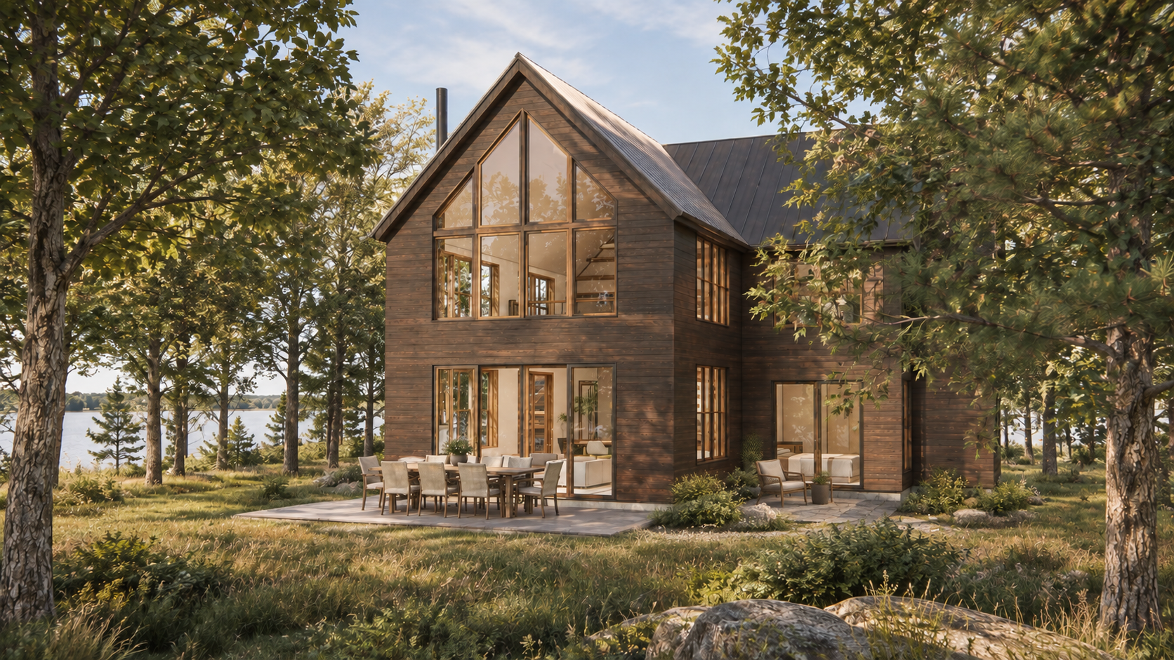 Swanfield Retreat  |  Lyman, ME  |  New Construction