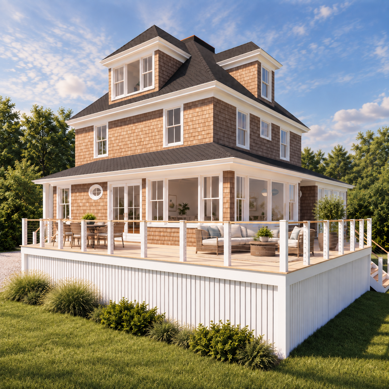 Lawrence Beach  |  Cataumet, MA  |  Addition/Renovation