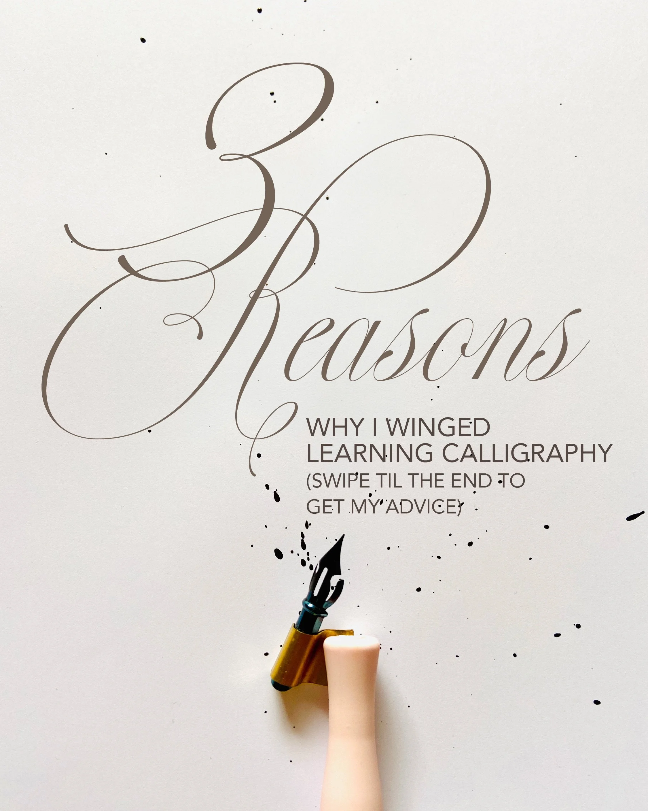 Why I&rsquo;m self taught? The 3rd reason is actually the most valid 🫪 and swipe til the end to get my unsolicited advice haha 😅 

Comment &ldquo;CLASS&rdquo; if you want me to teach how to wing it haha 😂 

#lacalligrapher #liveeventartist #learnc