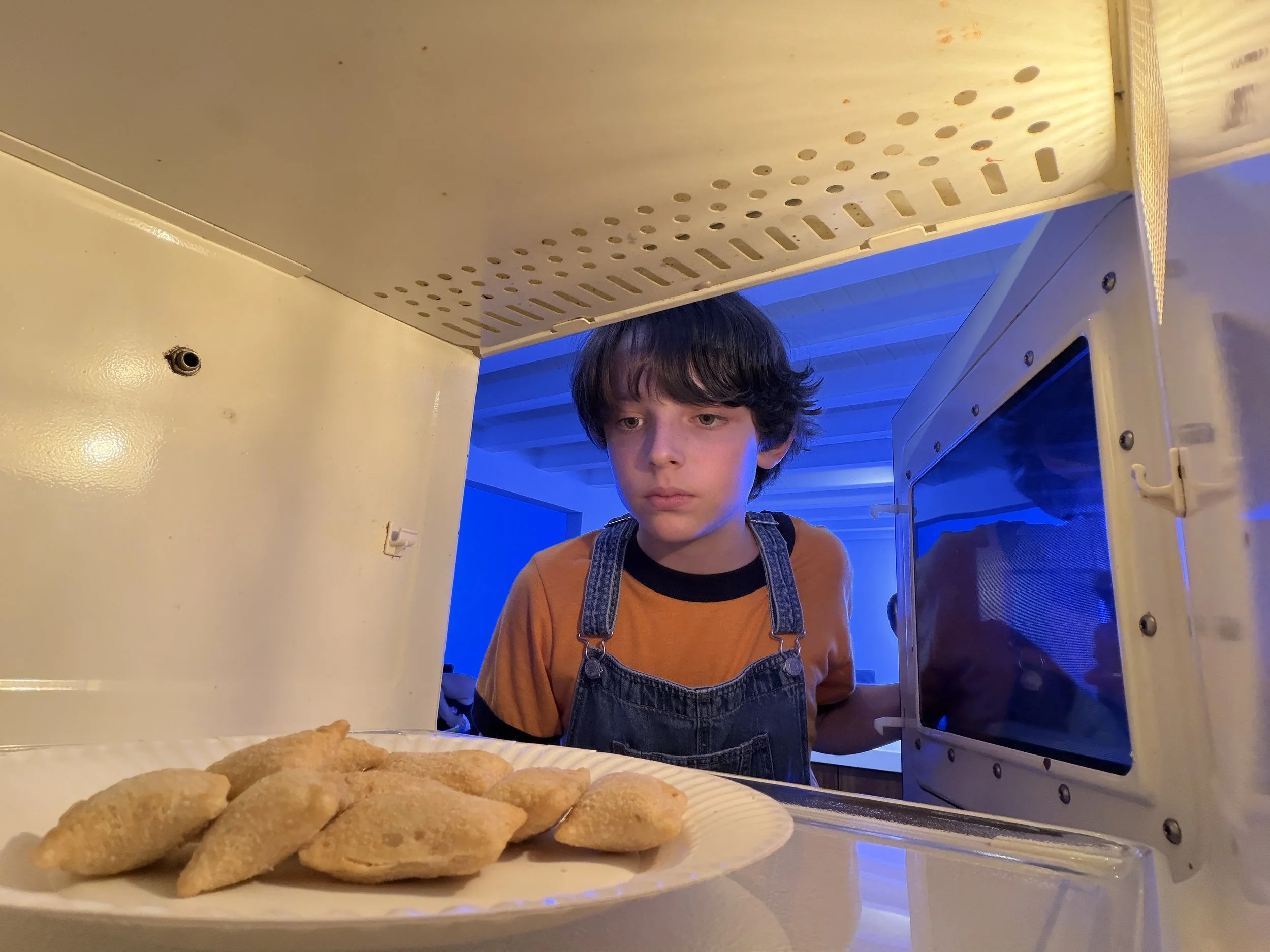 Sebastian Heats up a Midnight Snack