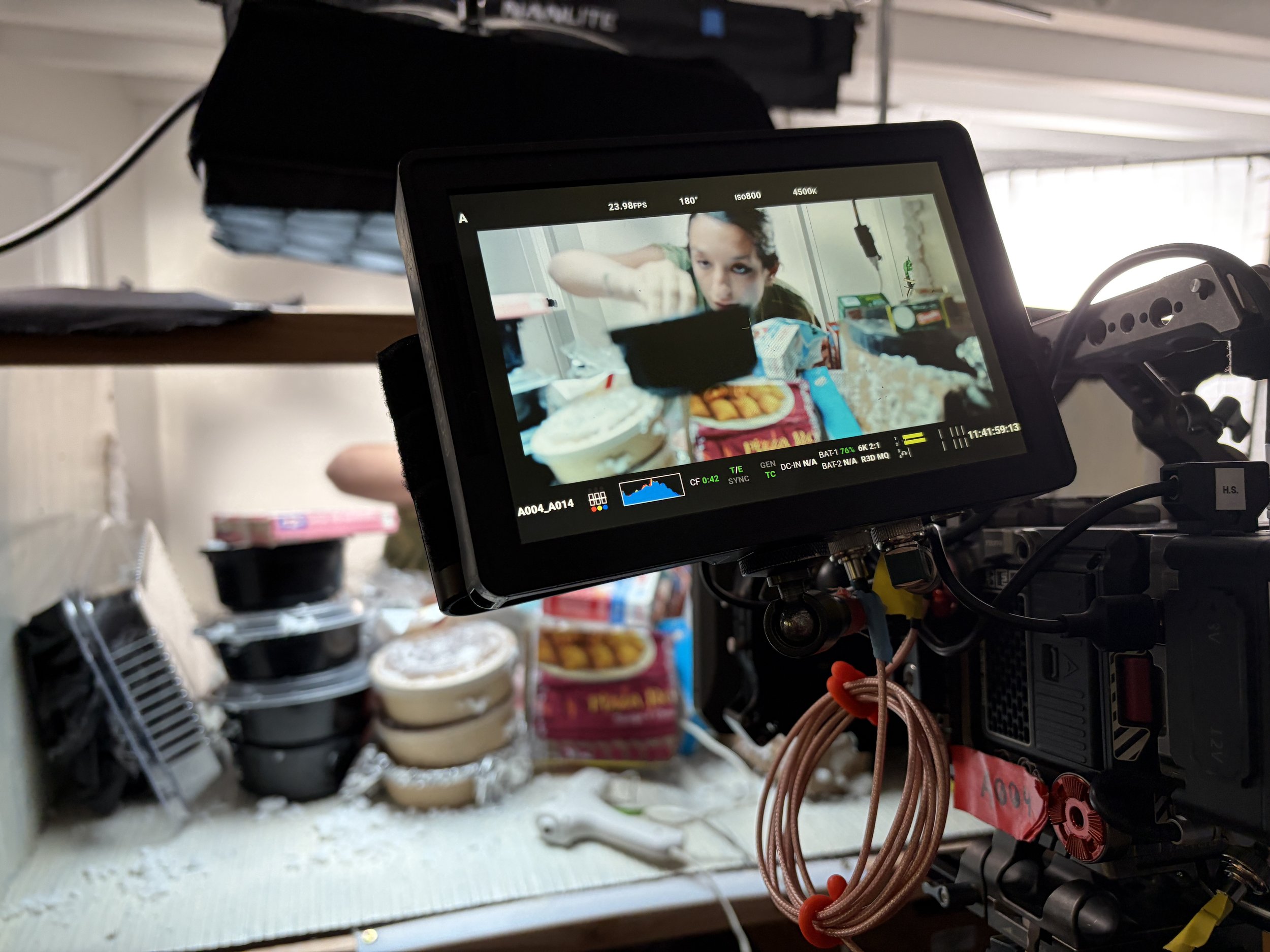 Hannah Preps the POV freezer in Midnight Snack