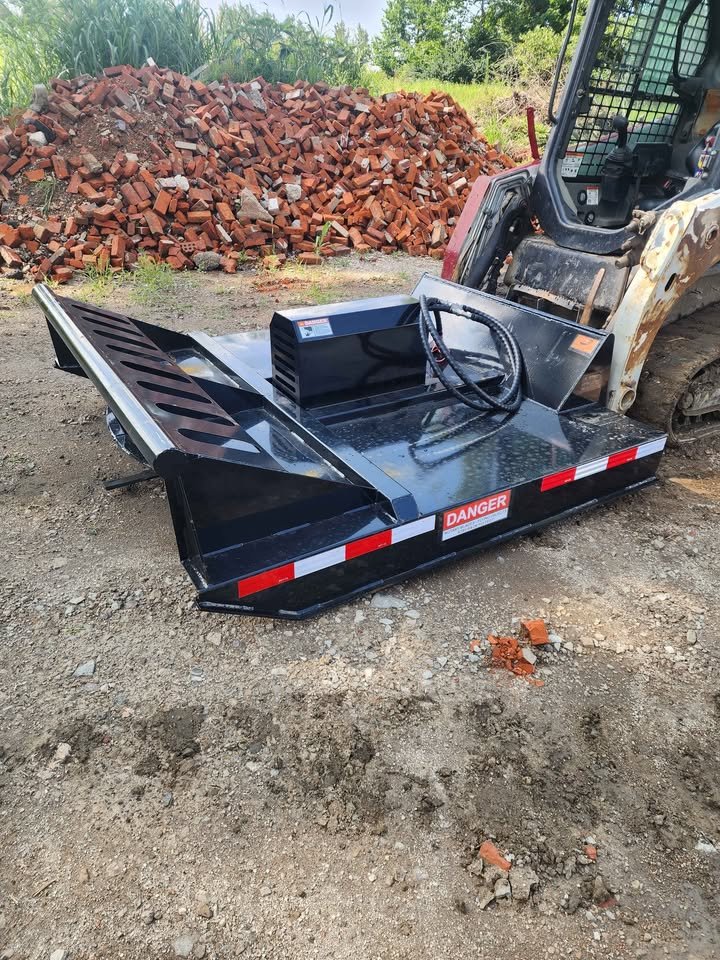 72" skid steer brush cutter mower