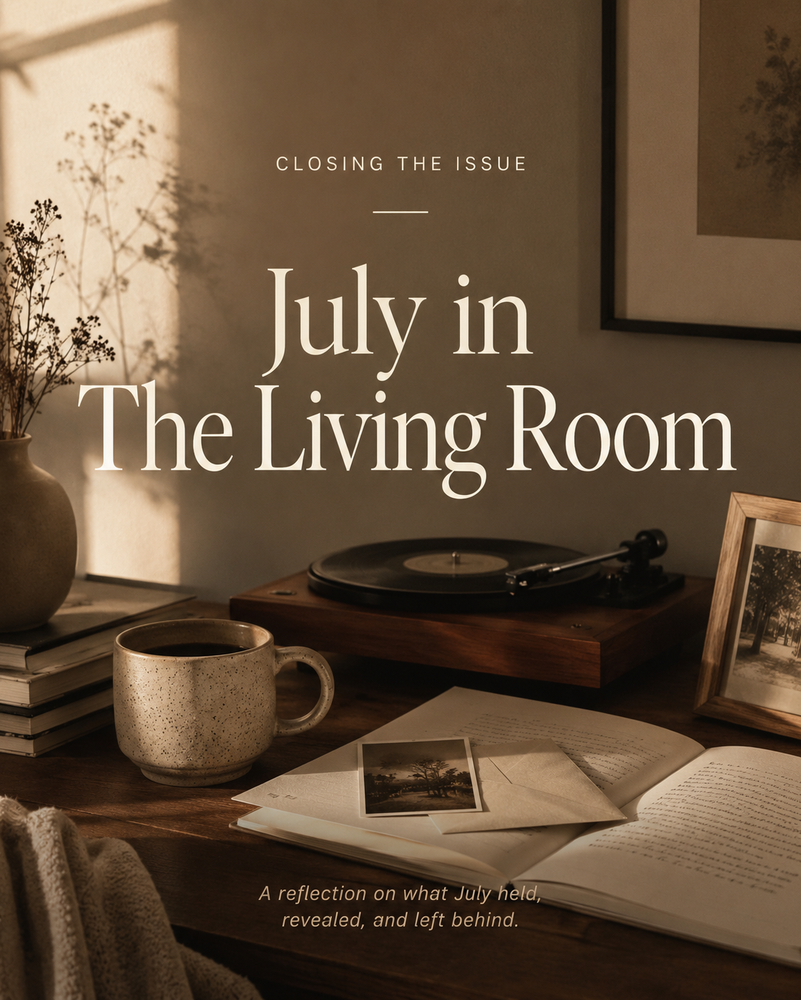 July in The Living Room
