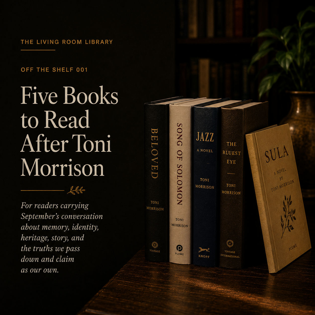 Where to Begin with Toni Morrison