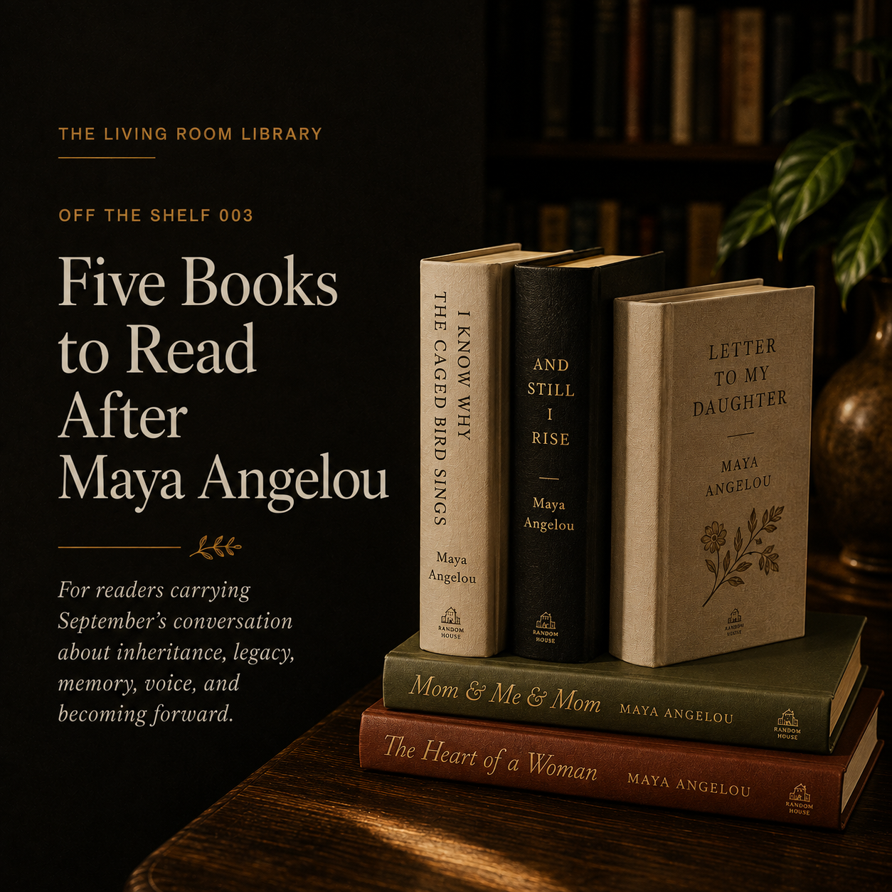 Where to Begin with Maya Angelou 