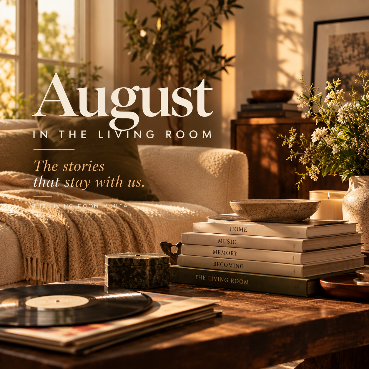 August in The Living Room