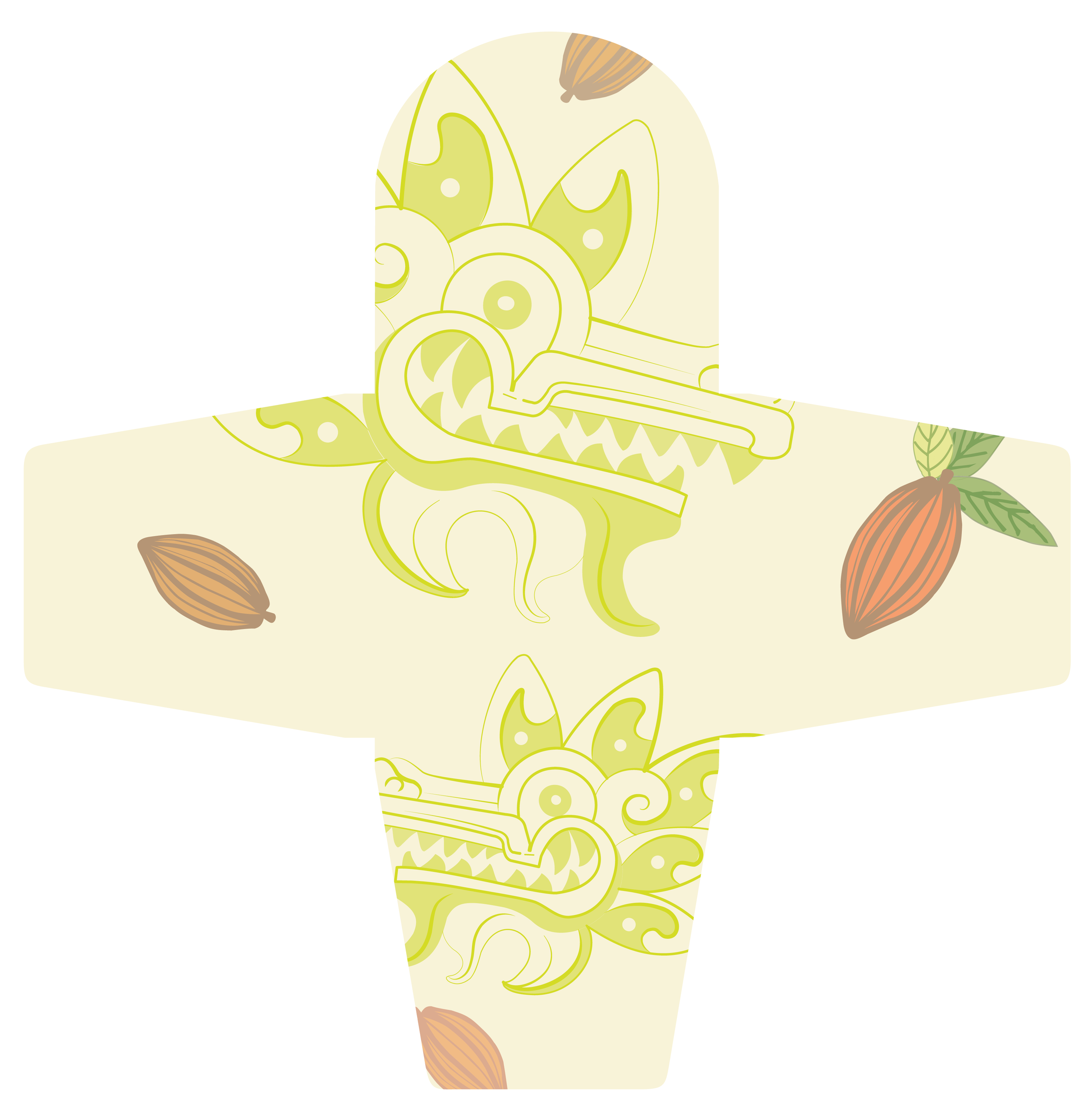 Quetzalcoatl Bar.  Interior wrapper design