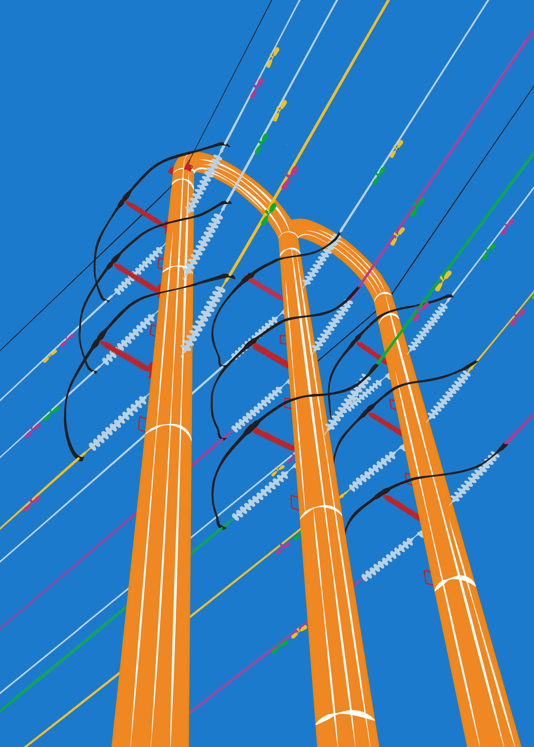 Business Card graphic, detail