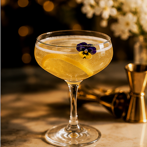 A sparking cocktail